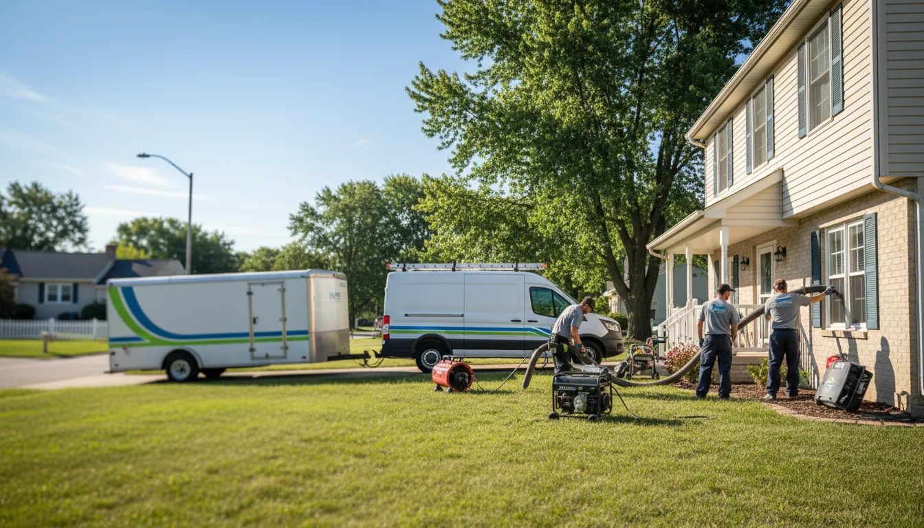 Flooded Basement Restoration And Cleanup With Repair in Beach Park, IL near me